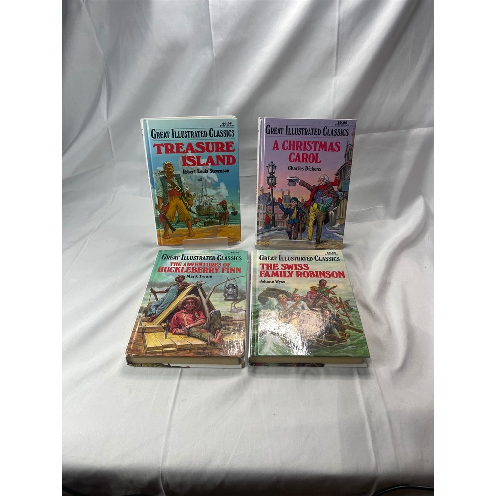 Great Illustrated Classics Book Lot of 4